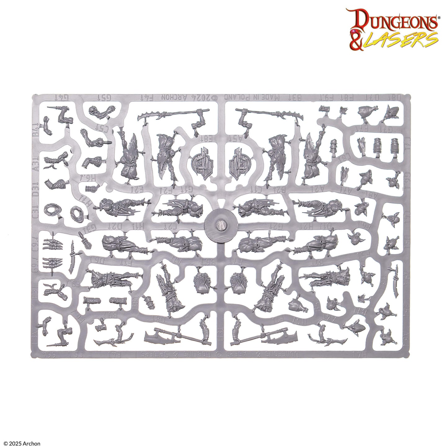 D&L Goblin Warband Kriegertrupp Miniaturen 5e Archon Studio