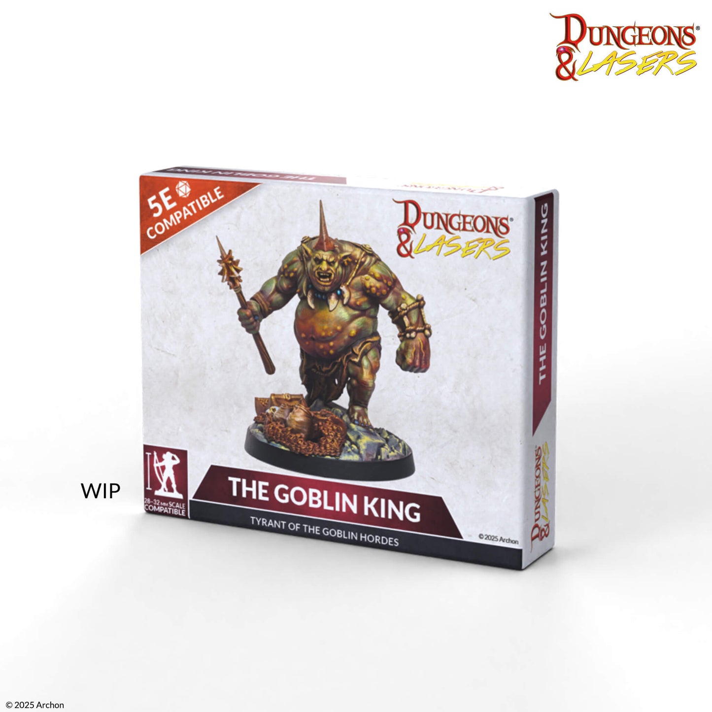 D&L Goblin King König Miniatur 5e Archon Studio Neu