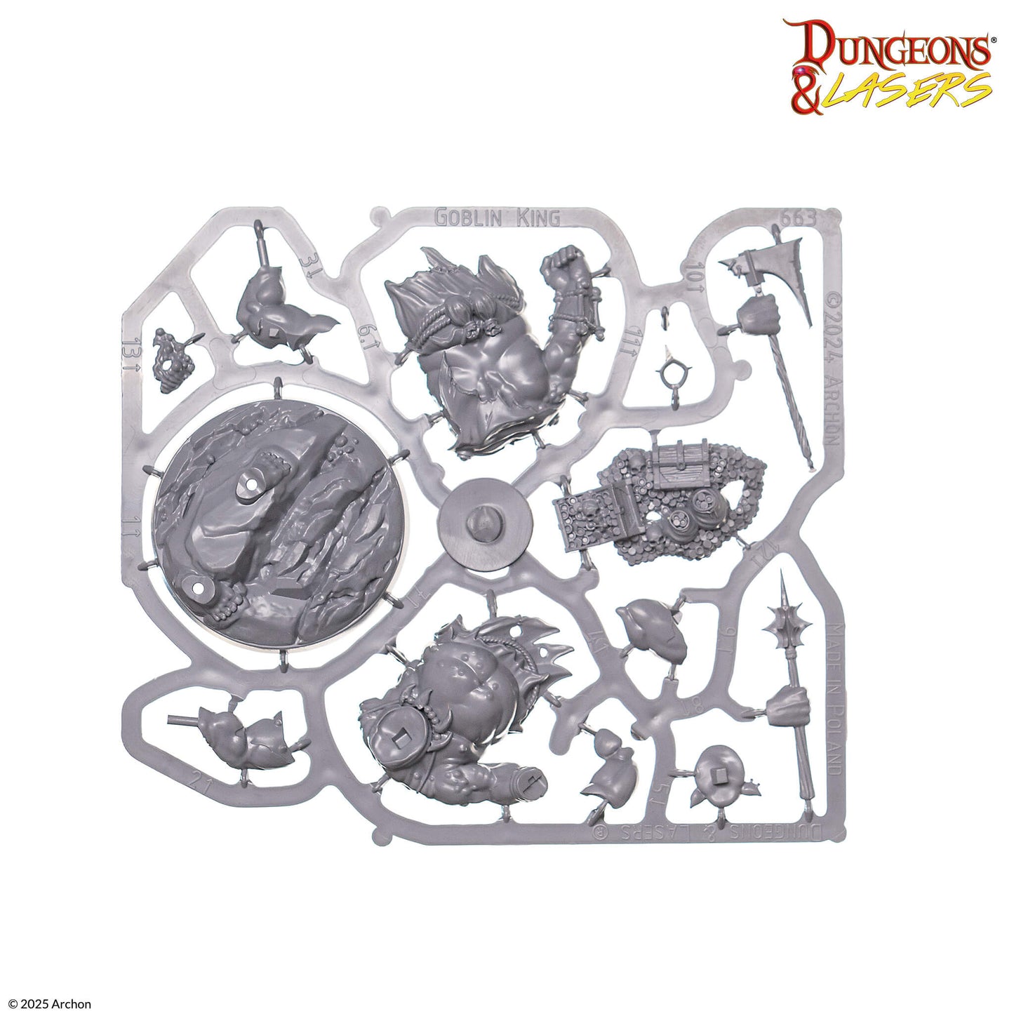 D&L Goblin King König Miniatur 5e Archon Studio Neu