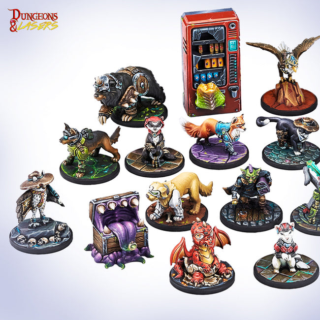 D&L Animal Companions Miniaturen Set 5e Archon Studio Neu