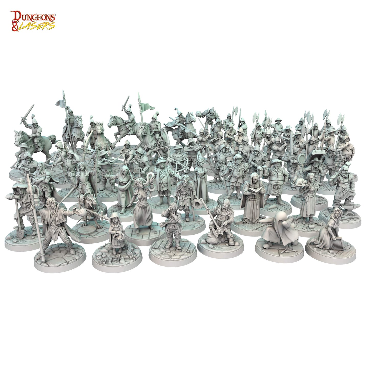 D&L Townsfolk Miniature Pack NPCs 5e Archon Studio Neu