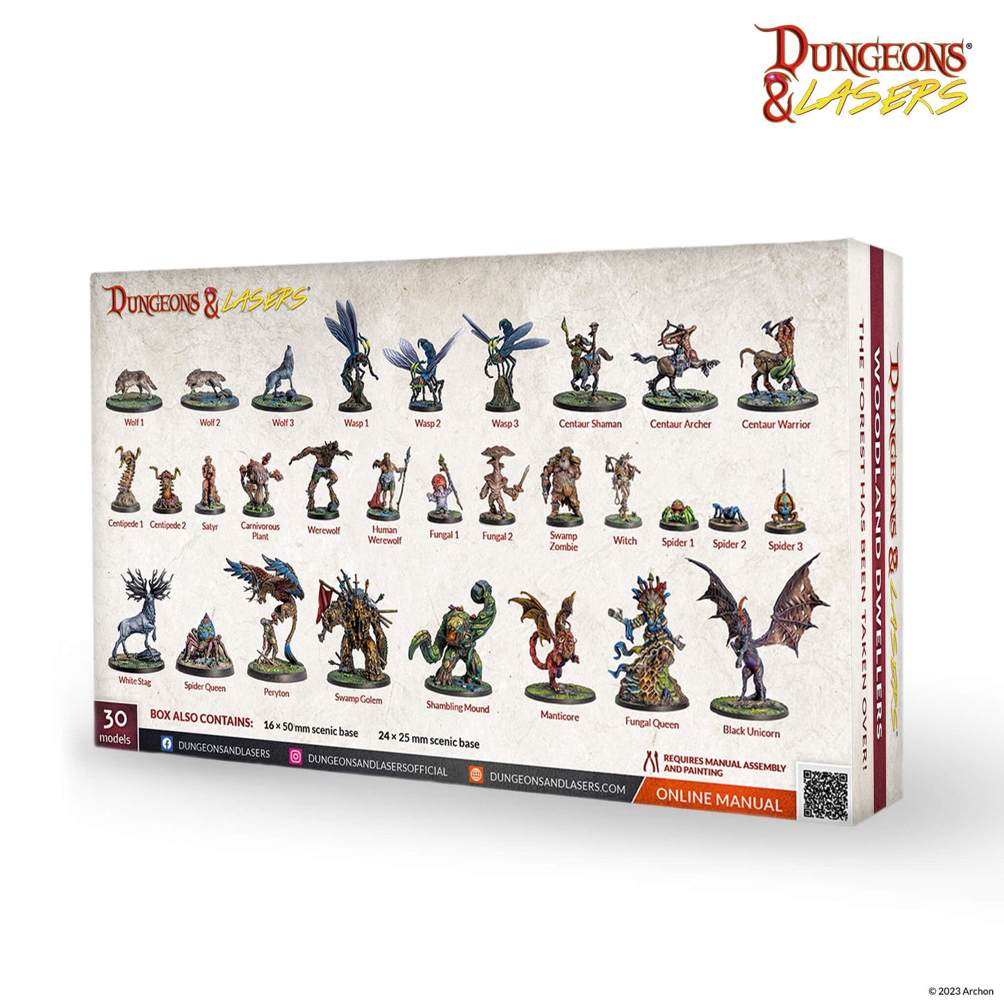 D&L Woodland Dwellers Waldwesen Miniaturen 5e Archon Studio