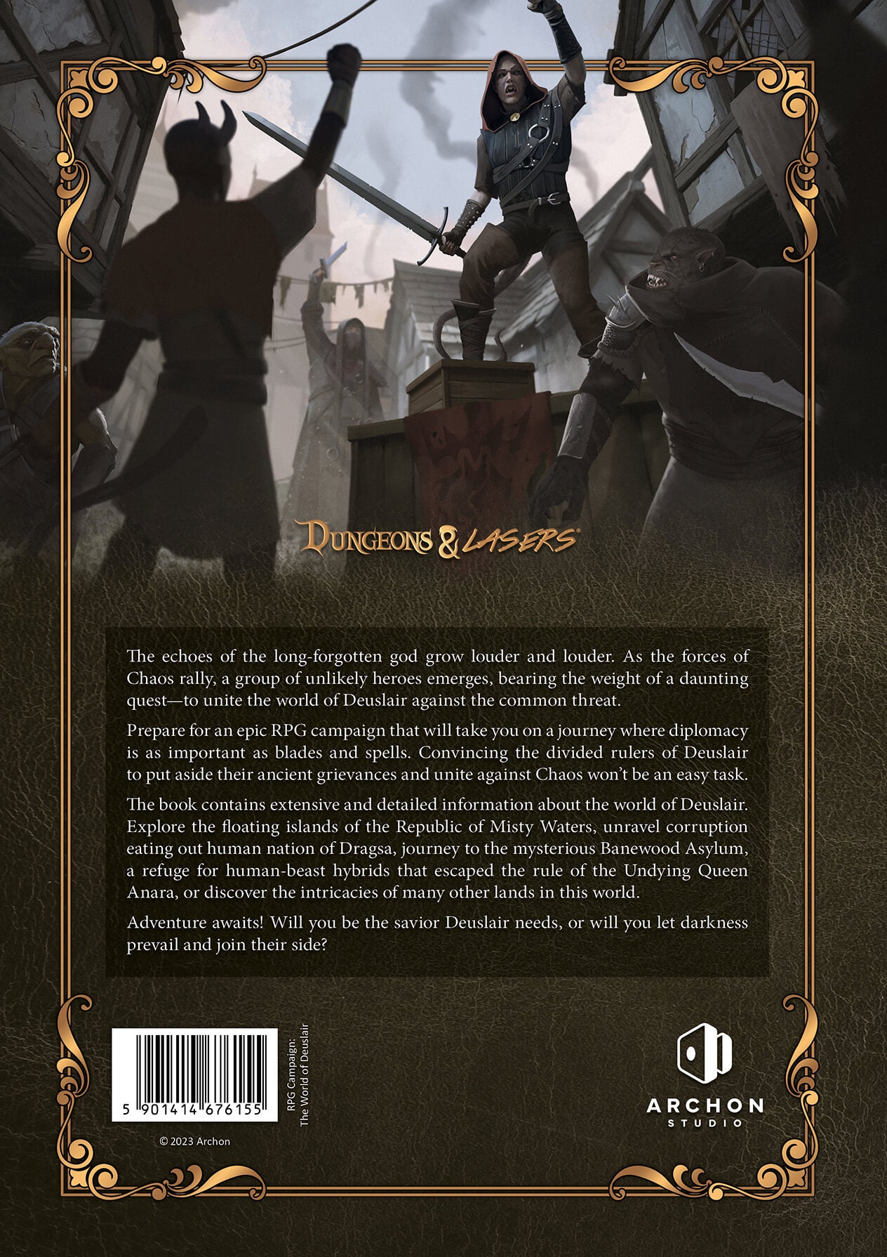 D&L World of Deuslair RPG Campaign Book Hardcover (Engl.)