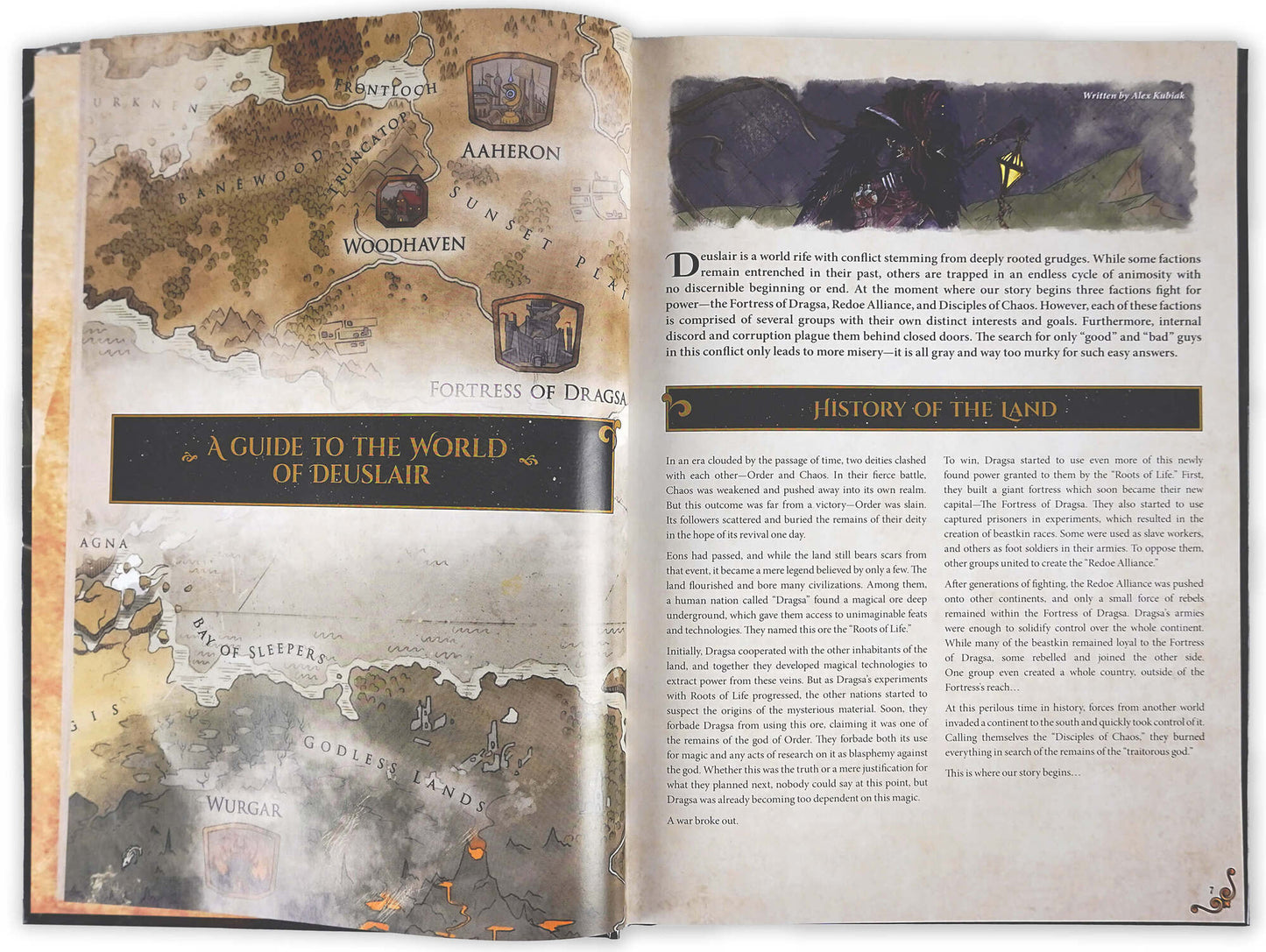 D&L World of Deuslair RPG Campaign Book Hardcover (Engl.)