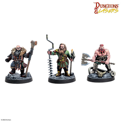 D&L Dwarven Miners Zwergen Bergleute 5e Archon Studio