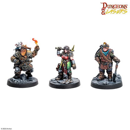 D&L Dwarven Miners Zwergen Bergleute 5e Archon Studio