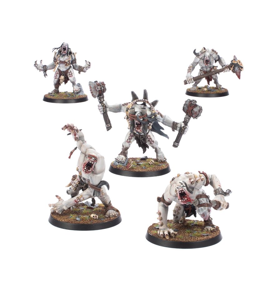 Warhammer Warcry Gorger Mawpack Ogor Mawtribes Miniaturen-Set