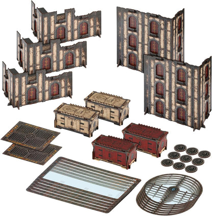 Jucoci Battlezone Creation Kit – Tabletop Gelände Set (9 Teile, Weiß, modular)