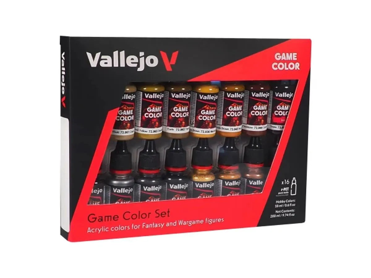 Vallejo Game Color Leather Metal Set 16x18ml VA72189 Neu