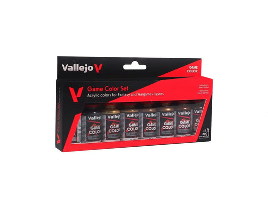 Vallejo Game Color Metallic Set 8x18ml VA72303 Paintset Neu