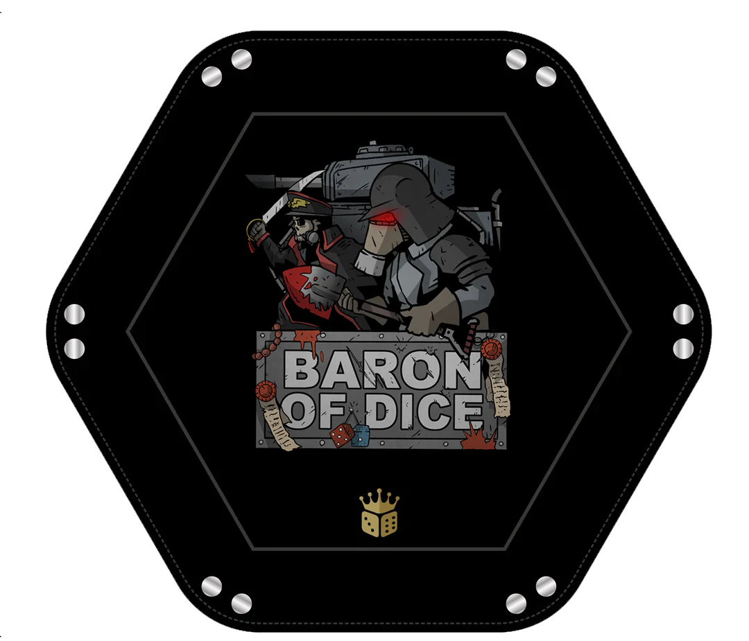 Baron of Dice Shovels of War – Würfeltablett für Sci-Fi Wargaming