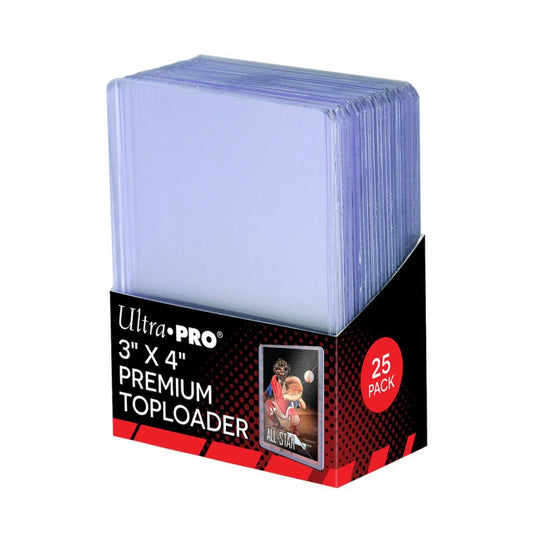 Ultra Pro Premium Toploader 3"x4" Ultra Clear – 25 Stück