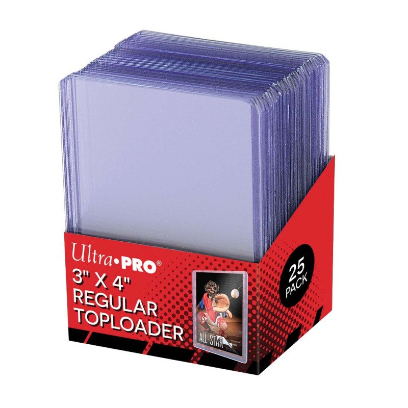 UP - 3" x 4" Clear Regular Toploader (25 Pieces)
