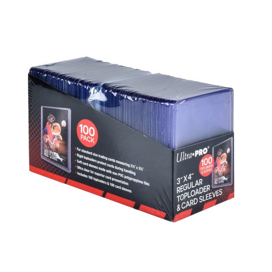 Ultra Pro Toploader & Penny Sleeves Set 3"x4" – 100 Stück