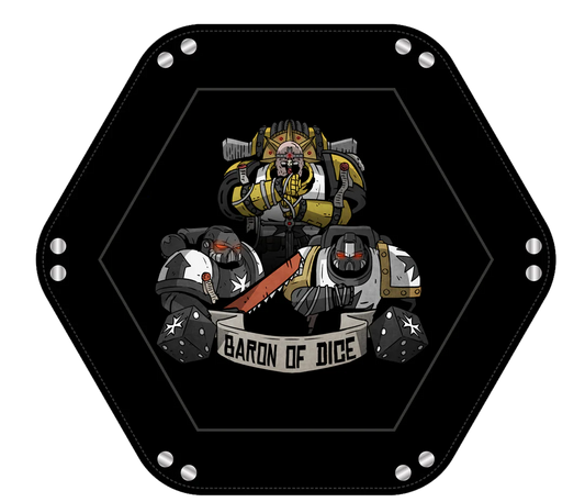 Baron of Dice Knights Templar – Würfeltablett für Sci-Fi Wargaming