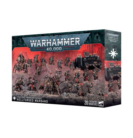 Warhammer 40k Hellforged Warband Höllengeschmiedete Kriegerschar Chaos Marine...