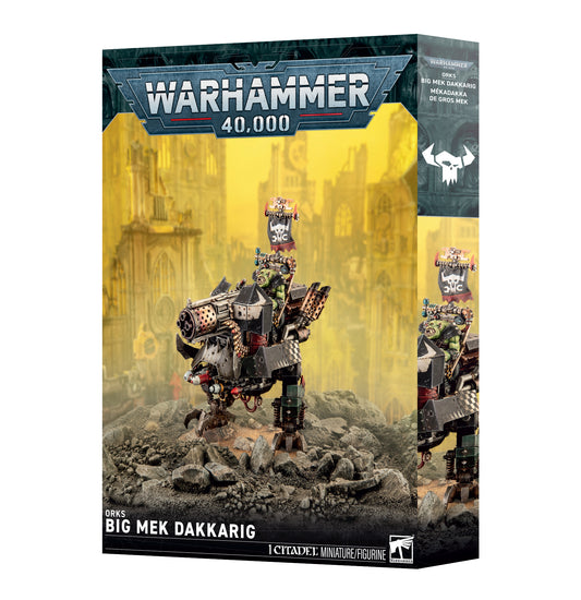 Warhammer 40.000 Orks Big Mek Dakkarig Mekboss-Dakkastapfa Miniaturen