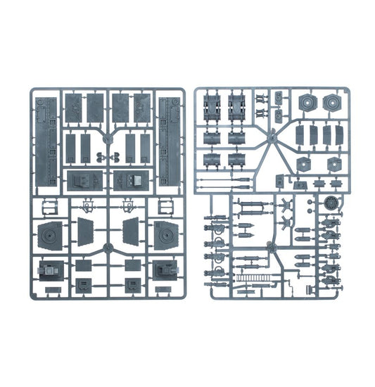 Warhammer 40.000 Astra Militarum Baneblade Sponsons & Accessories Upgrade-Set Fluchklinge-Seitenkuppeln & Zubehör