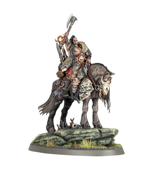 Darkoath Chieftain on Warsteed Finsterschwur Slaves of Darkness Aos Warhammer Age Of Sigmar