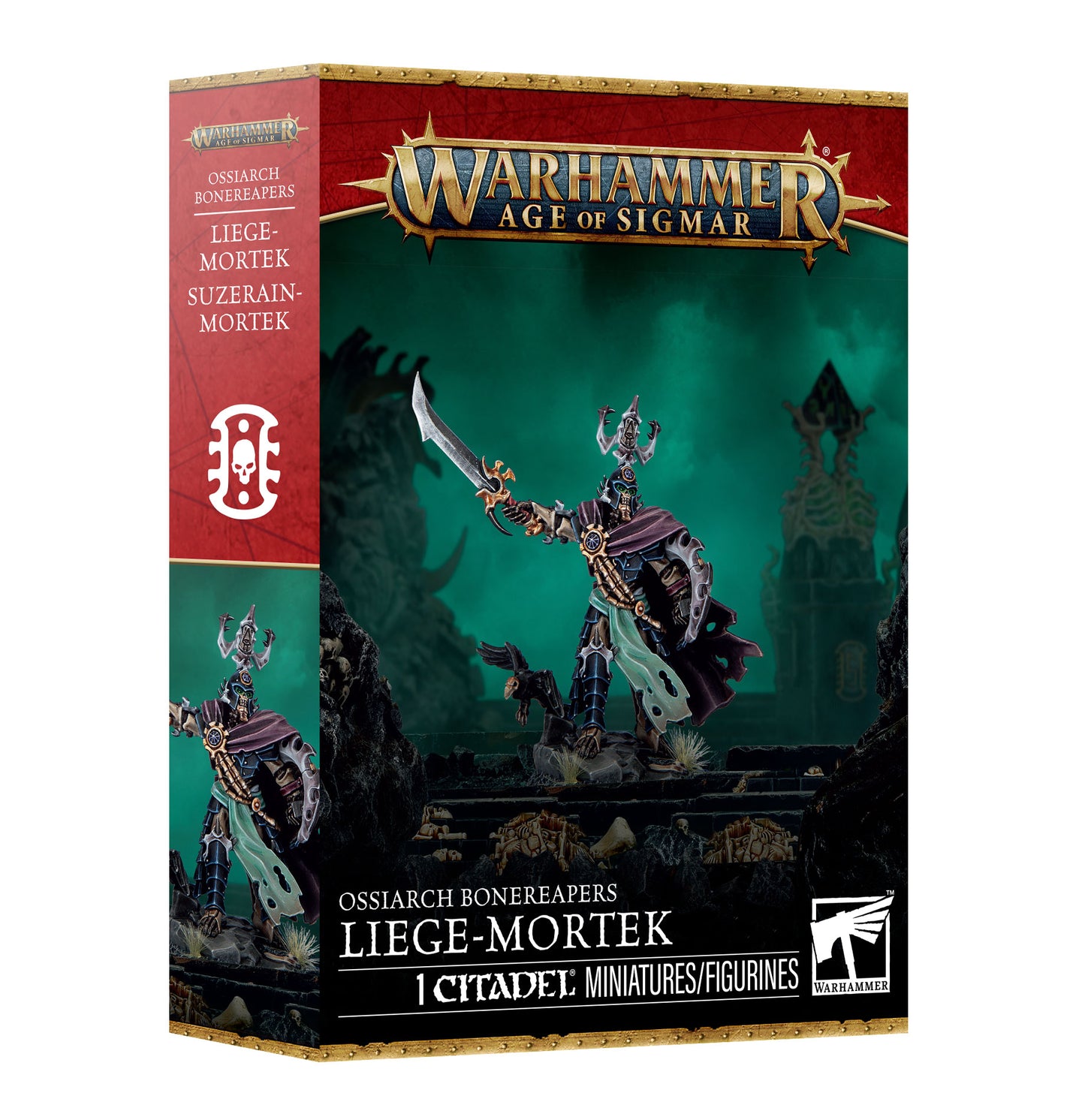 Age of Sigmar Ossiarch Bonereapers Condottiero Mortek Liege Held