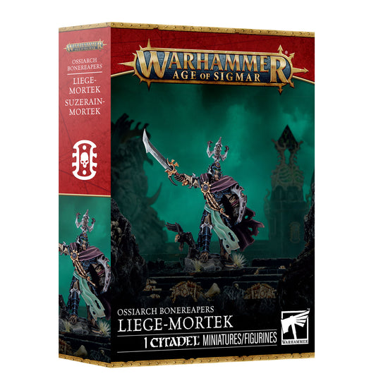 Age of Sigmar Ossiarch Bonereapers Condottiero Mortek Liege Held