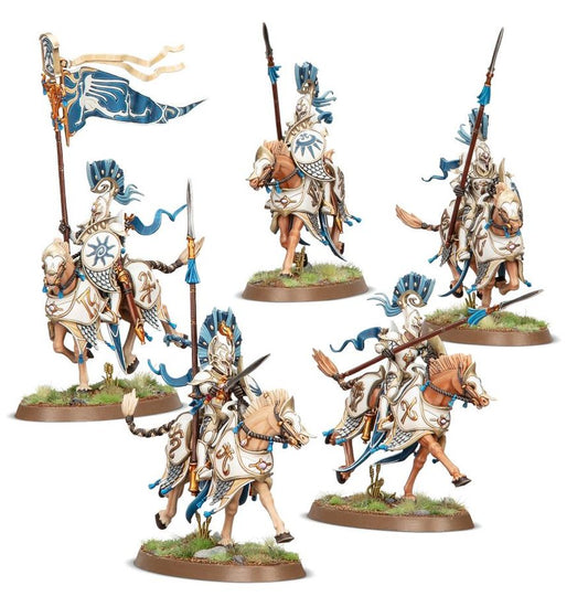 Warhammer Age of Sigmar Lumineth Realm-lords Vanari Dawnriders Kavallerie-Miniaturen