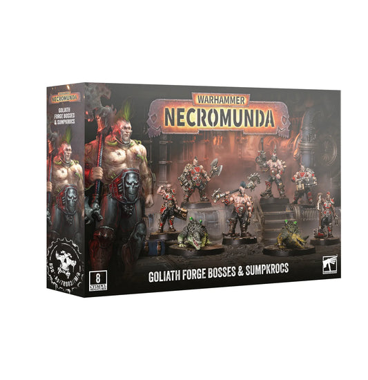 Necromunda: Goliath Forge Bosses & Sumpkrocs Miniaturen
