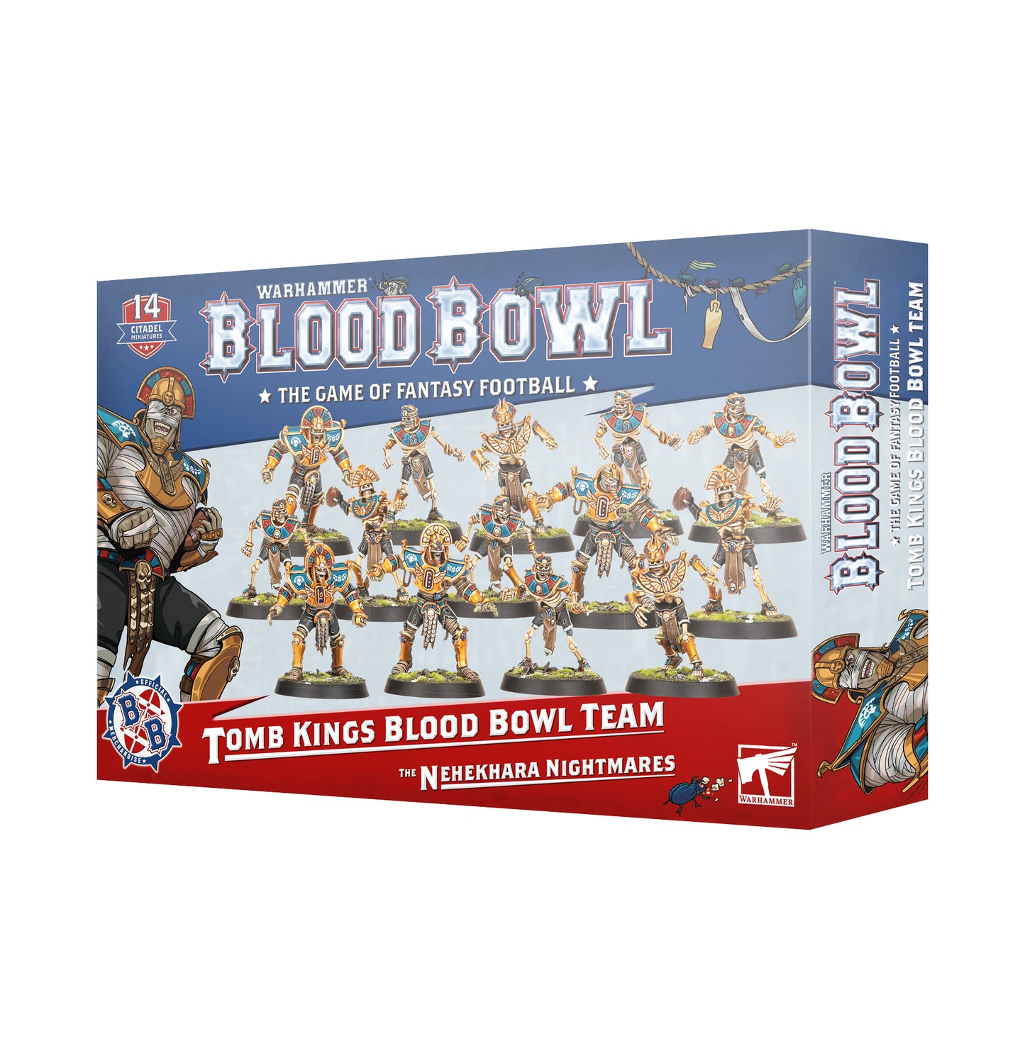 Warhammer 40k Tomb Kings Team Blood Bowl Miniaturen Neu