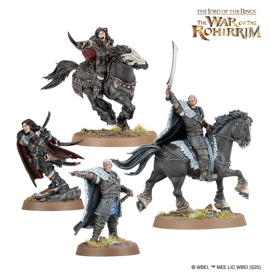 Wulf und General Targg Hill Tribesmen Herr der Ringe Tabletop War of the Rohirim