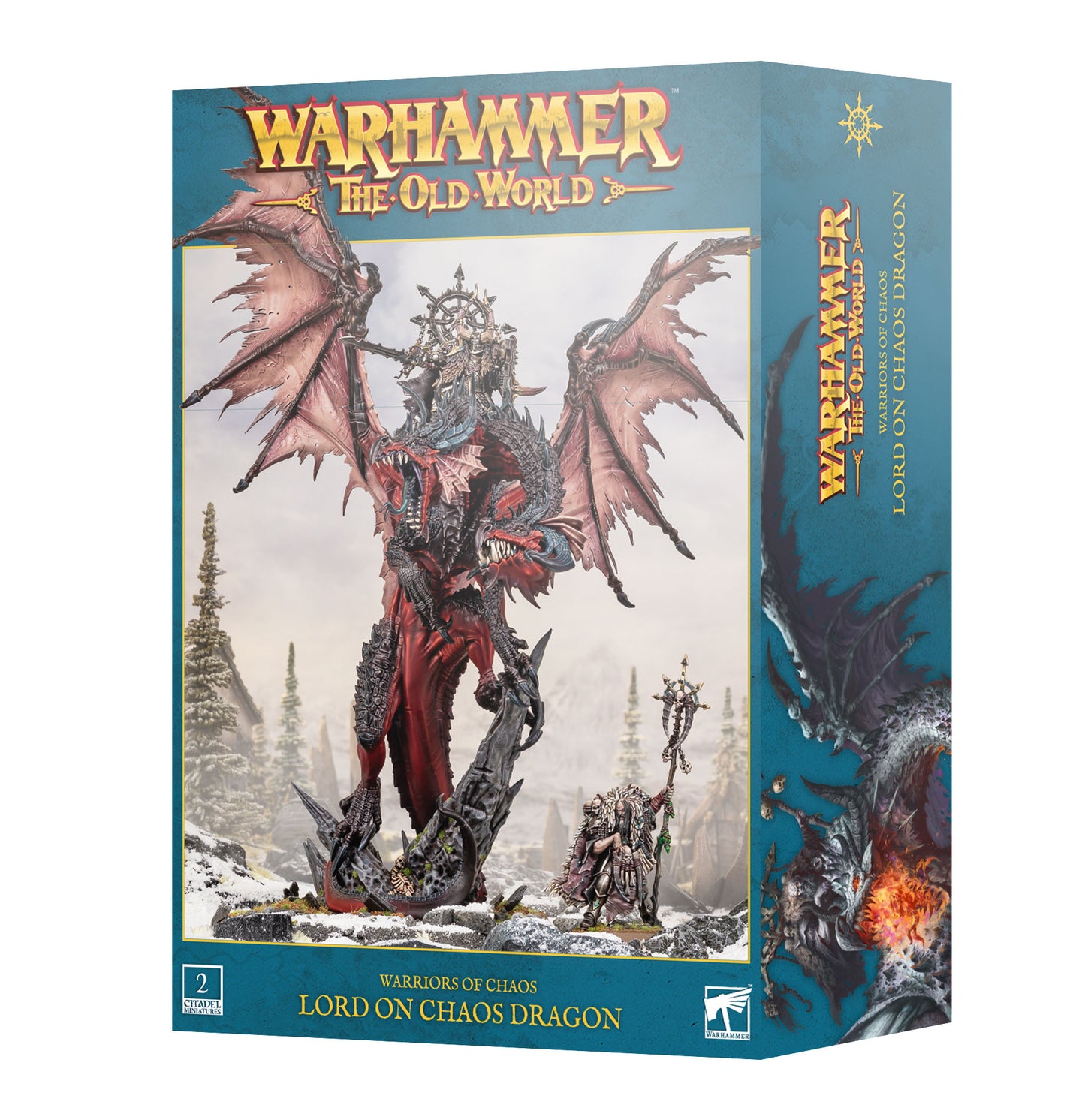 Warriors of Chaos: Lord on Chaos Dragon – Miniatur