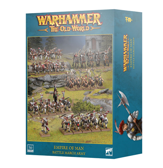 Warhammer Old World Empire of Man Battle March Army Miniaturen