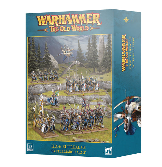 Warhammer Old World High Elf Realms Battle March Army Miniaturen