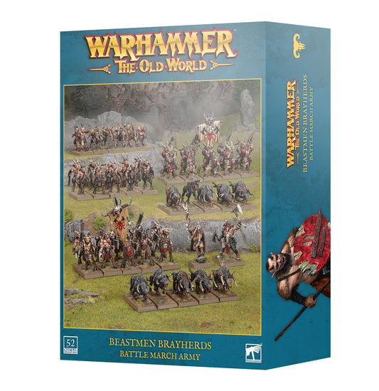 Warhammer Old World Beastmen Brayherds Battle March Army Miniaturen