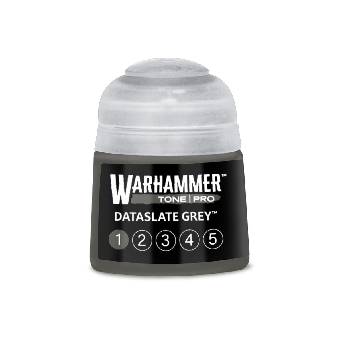 Dataslate Grey 1 - 12 ml - Warhammer Tone Pro Miniaturenfarbe