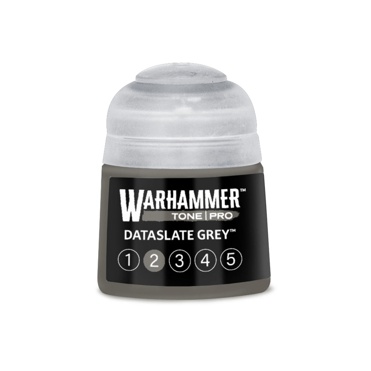 Dataslate Grey 2 - 12 ml - Warhammer Tone Pro Miniaturenfarbe