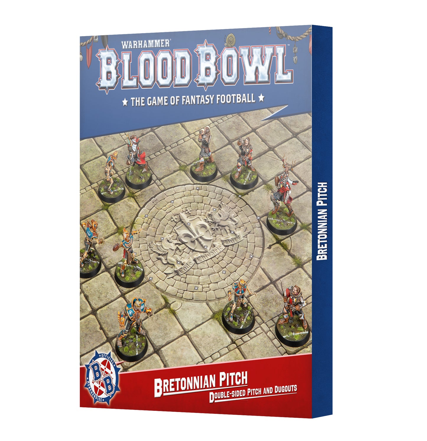 Warhammer Bretonnian Team Pitch Dugouts Blood Bowl Neu Spielfeld Gelände (202...