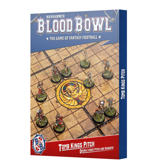 Warhammer Blood Bowl Tomb Kings Team Pitch Dugouts Gelände Zubehör NEU