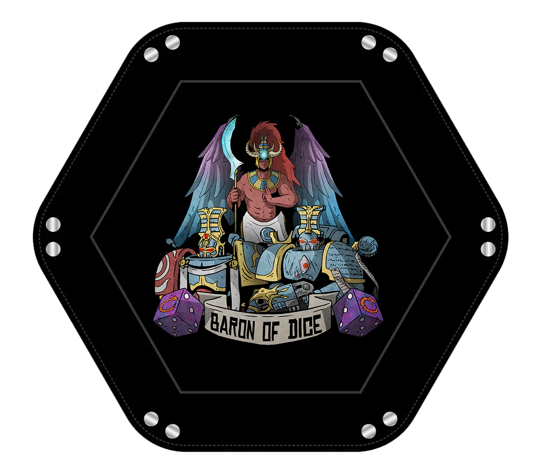 Baron of Dice Cult of Knowledge – Würfeltablett für Sci-Fi Wargaming