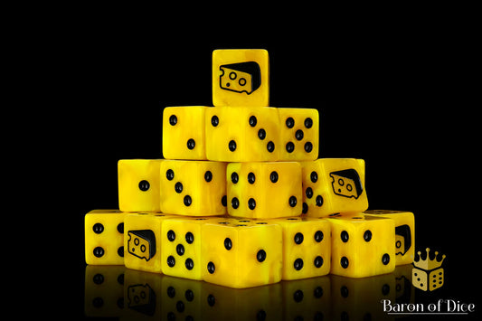 Baron of Dice Warp Cheese – 25 runde Würfel für Fantasy Wargaming