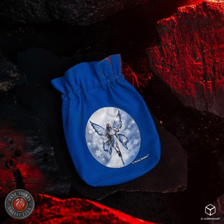 Anne Stokes Dice Pouch: Snow Fairy