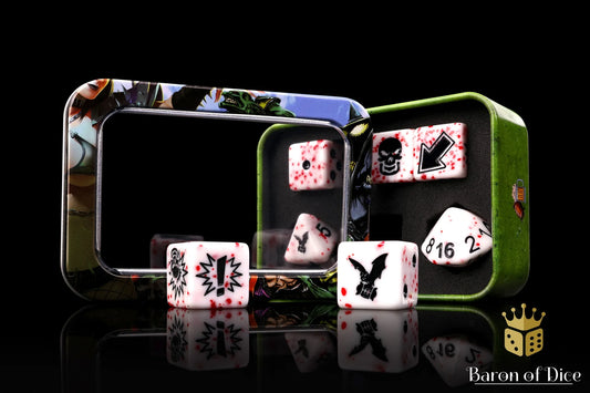 Baron of Dice Murderous – Vampire – 7-teiliges Würfelset für Bloody Football
