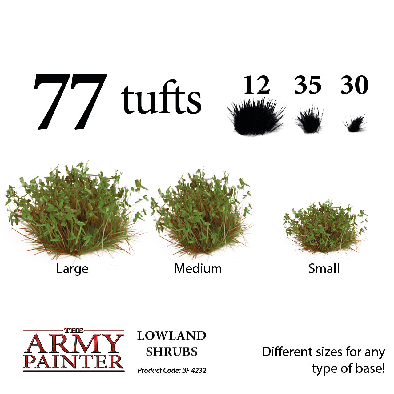 The Army Painter Lowland Shrubs Basing Zubehör Neu