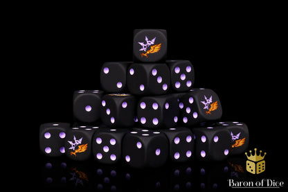 Baron of Dice Children of Chaos – 25 runde Würfel für Sci-Fi Wargaming