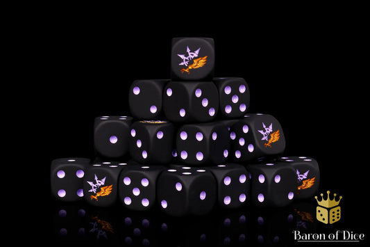 Baron of Dice Children of Chaos – 25 runde Würfel für Sci-Fi Wargaming