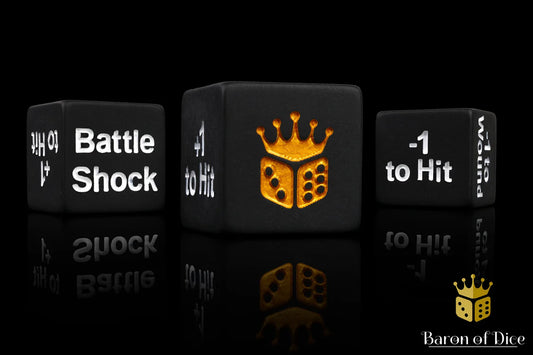 Baron of Dice Battleshock and Counter Dice (10ct) – Würfel D6 für Universal Dice