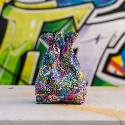 Full Art Dice™ Pouch: Graffiti