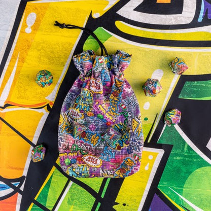Full Art Dice™ Pouch: Graffiti