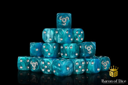 Baron of Dice Hydra – 25 runde Würfel für Sci-Fi Wargaming