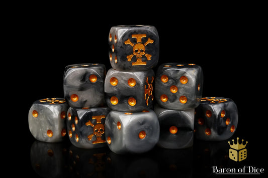 Baron of Dice Inquisition Order – 25 runde Würfel für Sci-Fi Wargaming