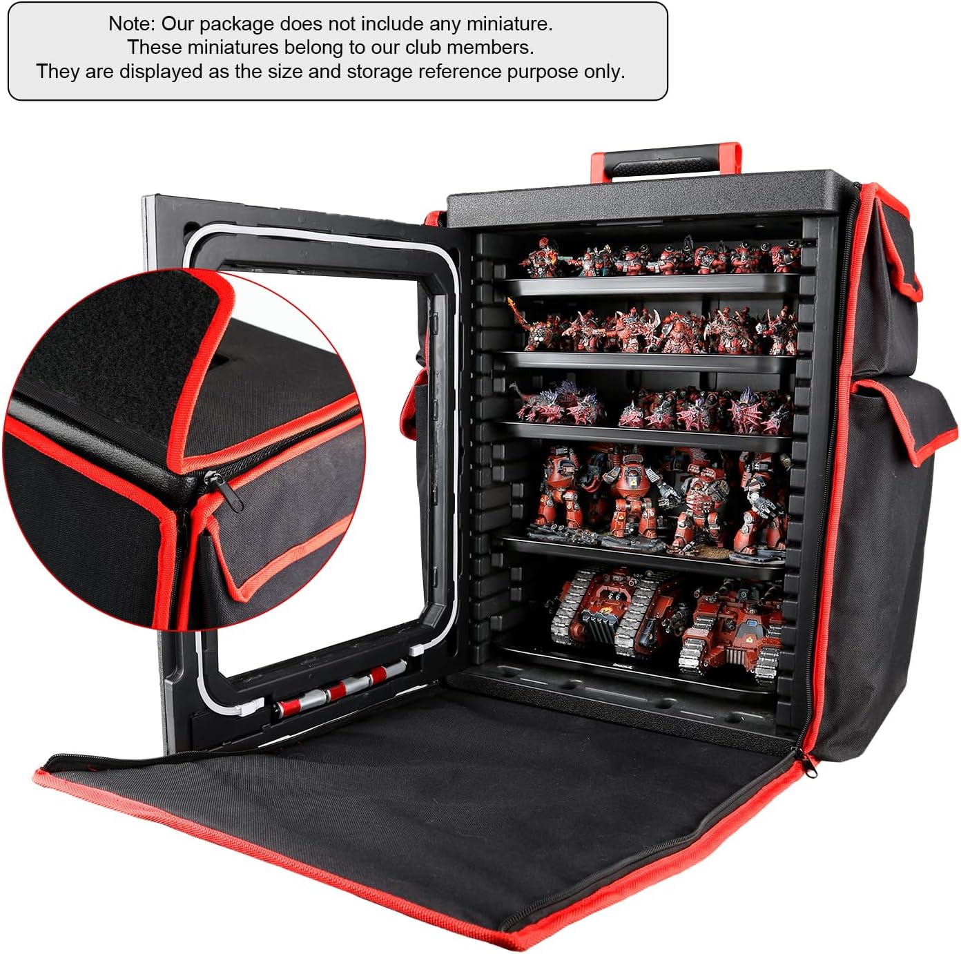 Jucoci Miniaturen Rucksack für Transportkoffer Medium
